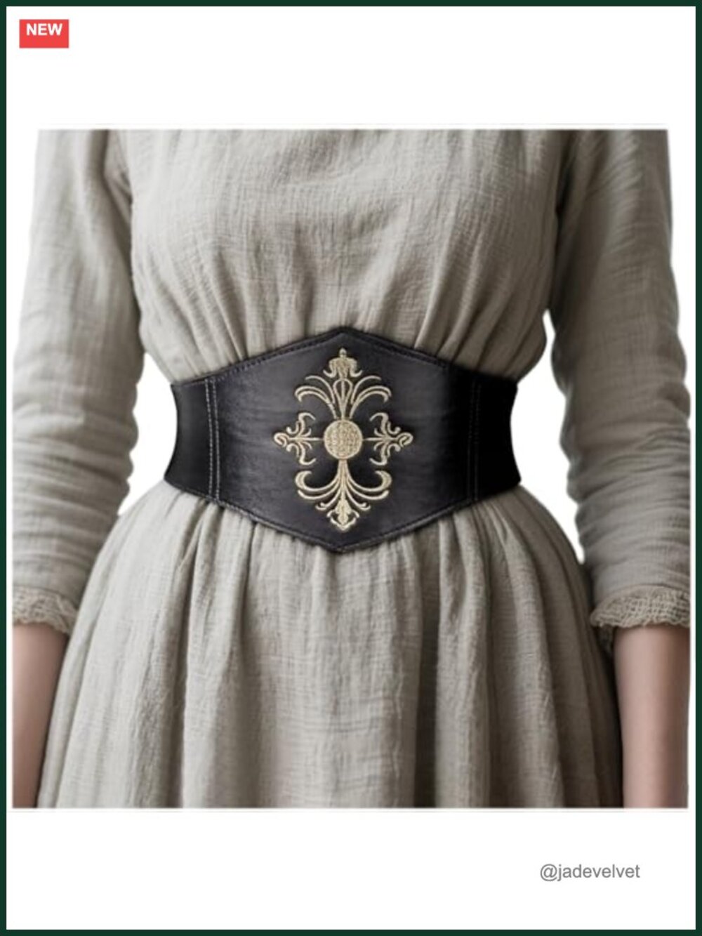 Faux Leather Medieval Waist Corset Belt Ren Faire